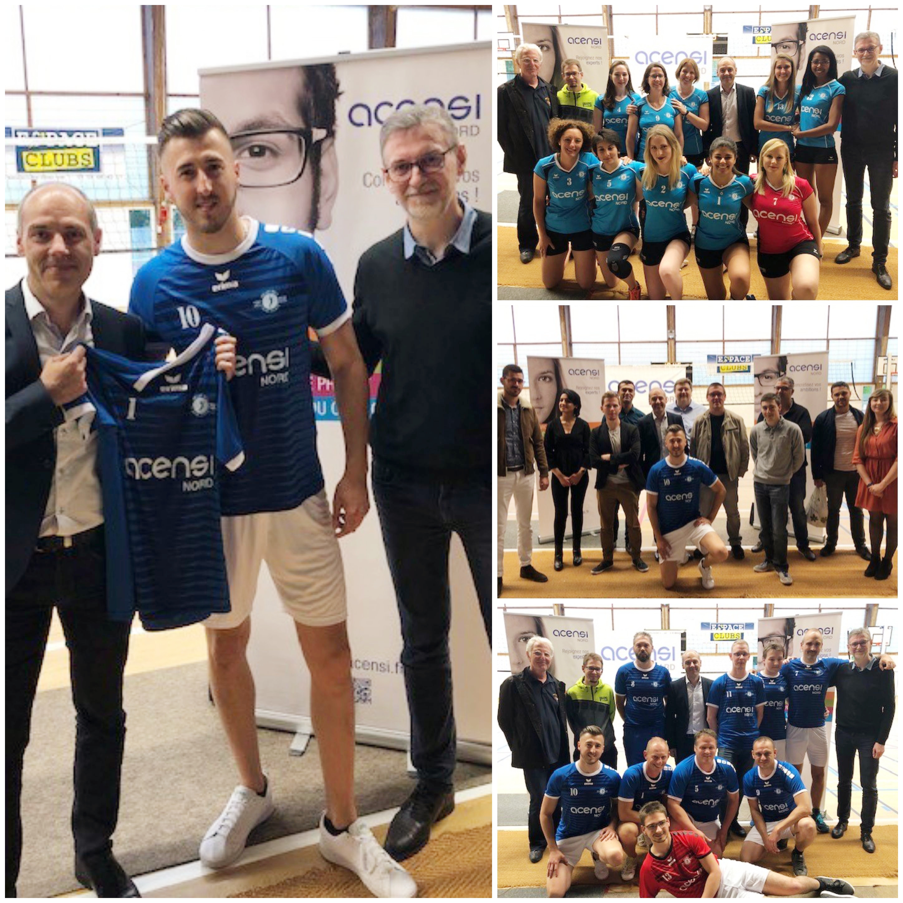 Cérémonie de Sponsoring - Equipe de Volley Ball - Championnat de France